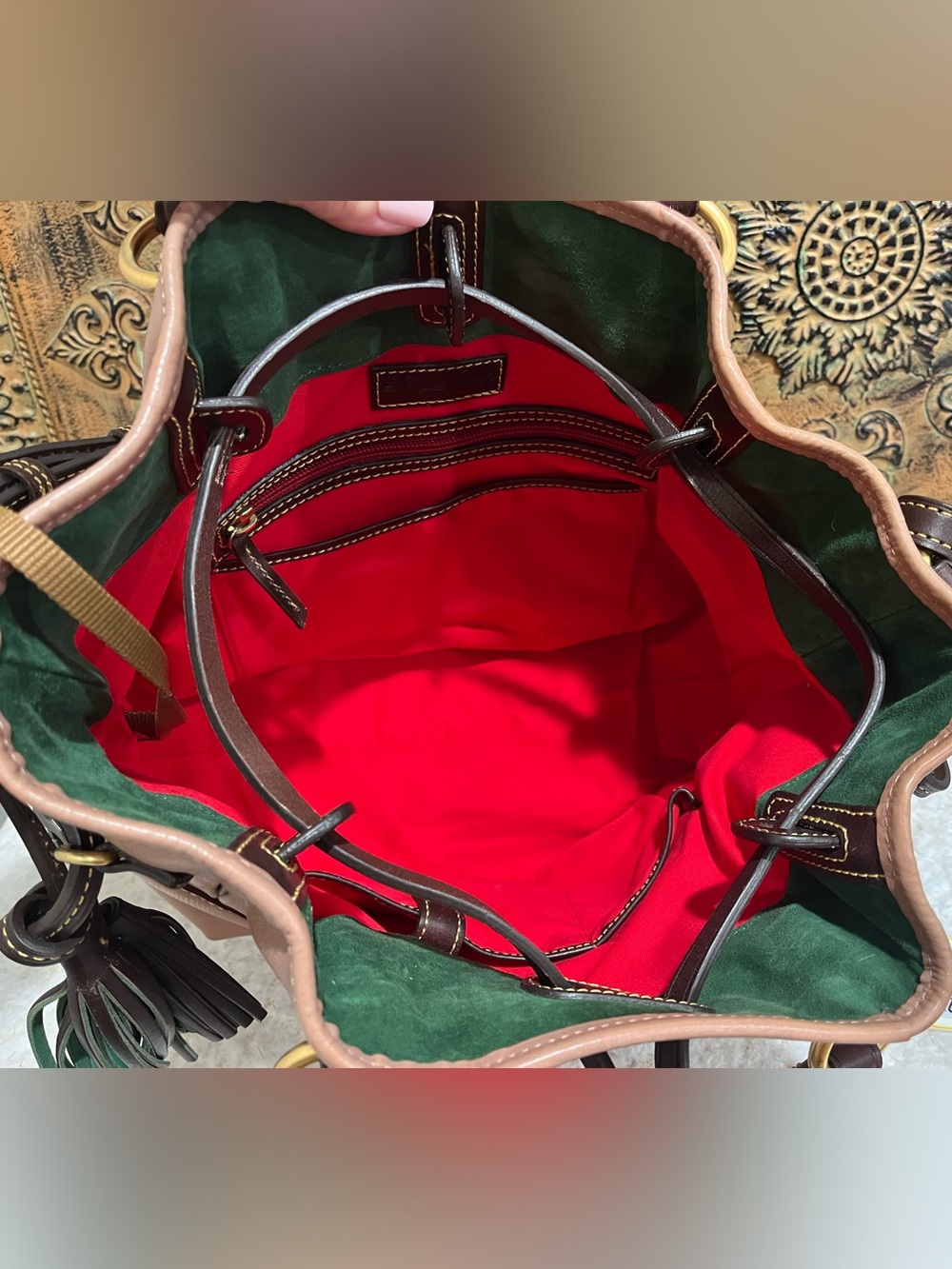 SALE DOONEY & BOURKE Florentine Buckley Italian Leather Satchel Shoulder Bag - Picture 11 of 13